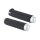 Rough Crafts, knurled rubber handlebar grips. Chrome