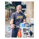 Bike Shed Steps T-shirt navy
