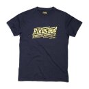 Bike Shed Steps T-shirt navy