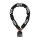 Abus, Granit 37RK/80 pad lock & 14KS120 black loop chain