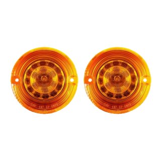 Custom Dynamics, ProbeamÂ®  LED turn signal inserts. Front