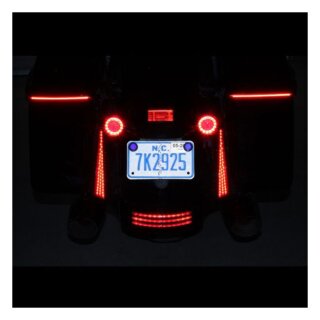 Custom Dynamics, Fascia LED rear panels for Touring. Chrome