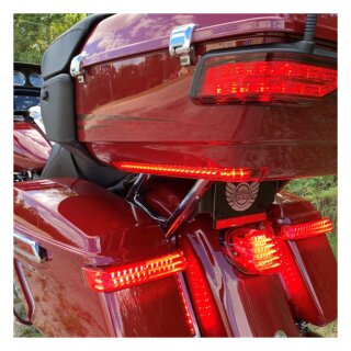 Custom Dynamics, ProBEAM LED Tour-Pak arms, Red lens