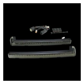 Custom Dynamics, ProBEAM LED Tour-Pak arms. Smoke lens