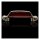 Custom Dynamics, luggage rack LED light bar. Red lens