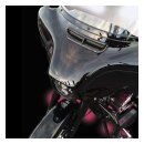 Custom Dynamics Fairing Vent Cover - Black for Harley...