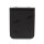 Ledrie, full leather swing arm bag left, 10 liter. Black