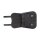 Ledrie, leather single saddlebag, 18 liter. Black