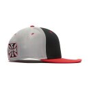 WCC Are snapback flatbill cap gray/black/red