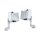 Kuryakyn, Omni Cruise mounts without pegs. Chrome