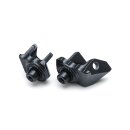 Kuryakyn, splined peg adapters. Satin black