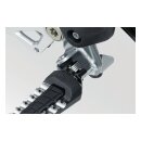 Kuryakyn, splined peg adapters. Satin black