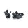 Kuryakyn, splined peg adapters. Satin black