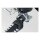 Kuryakyn, splined peg adapters. Satin black