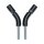 Kuryakyn, mirror stem extension. Black