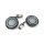 Kuryakyn, Tracer LED front turn signal insert set smoke lens