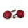 Kuryakyn, rear Tracer LED turn signal insert set. Red lens