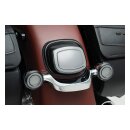 Kuryakyn, rear Tracer LED turn signal insert set. Smoke lens