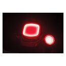Kuryakyn, rear Tracer LED turn signal insert set. Red lens