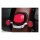 Kuryakyn, rear Tracer LED turn signal insert set. Red lens