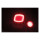 Kuryakyn, rear Tracer LED turn signal insert set. Red lens