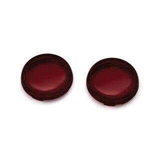 Kuryakyn, bullet style replacement lenses. Red
