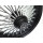 Custom Big Spoke Felge vorne schwarz für Harley Dyna 04-07 21X3.5 TGA