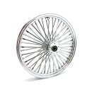 MCS Radial 48 fat spoke front wheel 2.15 x 21 DF chrome