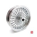 Radial 48 fat spoke rear wheel 5.50 x 18 chrome