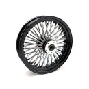 Custom Big Spoke Felge hinten schwarz chrom für Harley 16X3.5" TGA geprüft