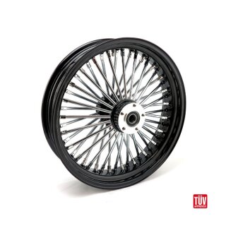 Custom Big King Spoke Felge hinten schwarz chrom 18X5.5" TGA