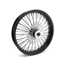 Radial 48 fat spoke front wheel 3.50 x 18 DF black