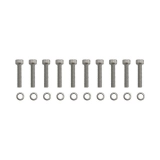 CV carburetor top cover mount bolts. Stainless