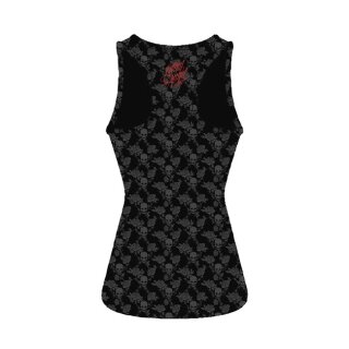 LT Lethal Angel Skull Arm tattoo tanktop black