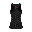 LT Lethal Angel Skull Arm tattoo tanktop black