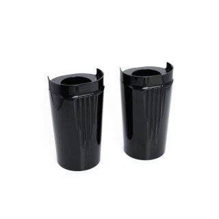 Killer Custom obere Gabel Cover Set schwarz für Harley Touring Modelle 14-24 mit 5.50" Vorderrad