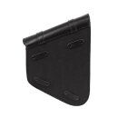 Ledrie, full leather swingarm bag left, 6.5 liter. Black