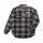 Loser Machine Adamson plaid flannel shirt black/grey