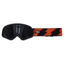 Roeg Peruna Orange Bolts goggle black and orange/black strap
