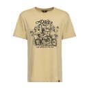 King Kerosin Rockn Summer T-shirt pale olive