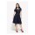 Queen Kerosin Swing Denim dress dark blue