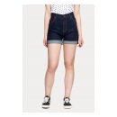 Queen Kerosin Denim shorts dark blue
