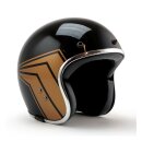 Roeg X 13 1/2 Skull bucket Helm gloss black schwarz