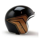 Roeg X 13 1/2 Skull bucket Helm gloss black schwarz M...