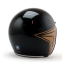 Roeg X 13 1/2 Skull bucket Helm gloss black schwarz M (57-58)