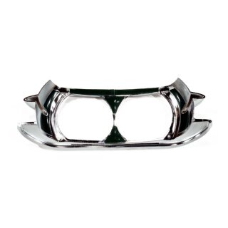 Lower outer Batwing fairing trim skirt. Chrome