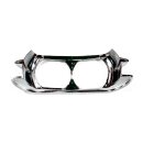 Lower outer Batwing fairing trim skirt. Chrome