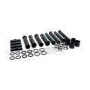 Komplettes Pushrod Cover Set schwarz für Harley M8...