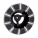 Arlen Ness, 10-Gauge Velocity 65Â°/90Â° air cleaner cover. Blk