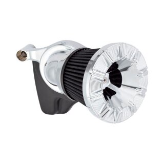 Arlen Ness, 10-Gauge Velocity 65Â°/90Â° air cleaner cover. Chr